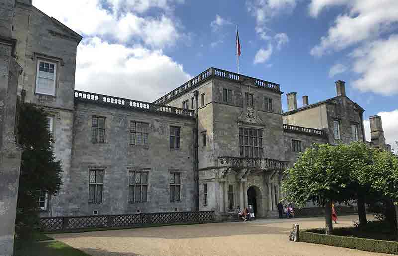 Rear of the building from the gardens.