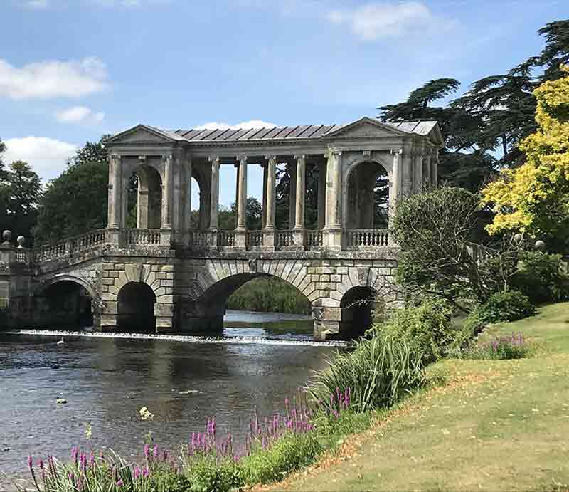 Palladian Bridge over the River Nadder.